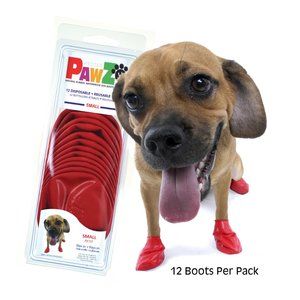 Pawz Reusable Disposable Rubber Dog Boots Size Small